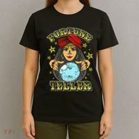 Fortune Teller Costume Circus Staff Vintage Carnival Theme T-Shirt thumb 4