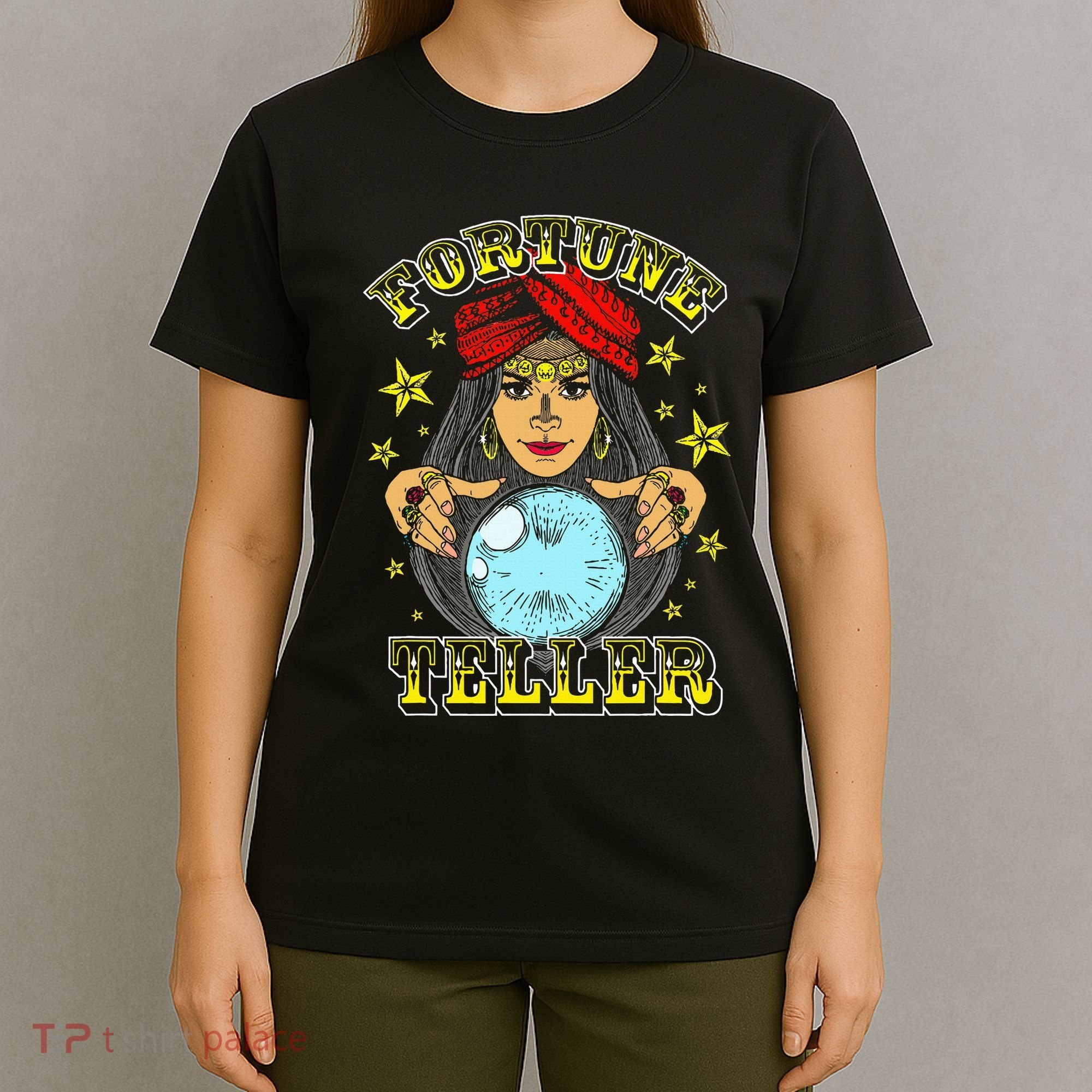 Fortune Teller Costume Circus Staff Vintage Carnival Theme T-Shirt