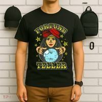 Fortune Teller Costume Circus Staff Vintage Carnival Theme T-Shirt thumb 6