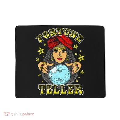 Fortune Teller Costume Circus Staff Vintage Carnival Theme Mousepad