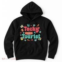 Funny Tourist Costume Tie Dye Tacky Traveler Tacky Tourist Gift Hoodie thumb 0