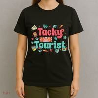 Funny Tourist Costume Tie Dye Tacky Traveler Tacky Tourist Gift T-Shirt thumb 4