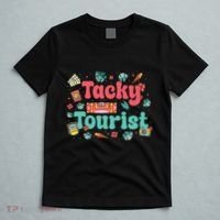Funny Tourist Costume Tie Dye Tacky Traveler Tacky Tourist Gift T-Shirt thumb 5