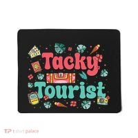 Funny Tourist Costume Tie Dye Tacky Traveler Tacky Tourist Gift Mousepad thumb 0