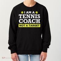 Funny Tennis Coach Gift Not A Target Women's Sweatshirt thumb 0