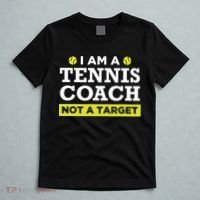 Funny Tennis Coach Gift Not A Target T-Shirt thumb 5