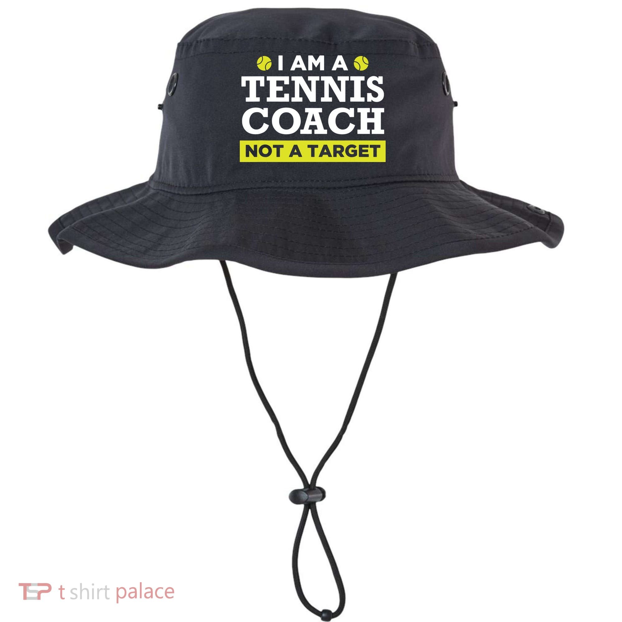 Funny Tennis Coach Gift Not A Target Bucket Hat