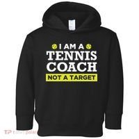 Funny Tennis Coach Gift Not A Target Toddler Hoodie thumb 0