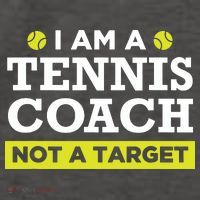 Funny Tennis Coach Gift Not A Target Women's Tank Top thumb 5