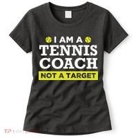 Funny Tennis Coach Gift Not A Target Women's T-Shirt thumb 0