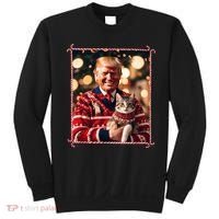 Funny Trump Christmas Sweater For Cat Lovers Sweatshirt thumb 0