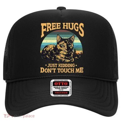 Free Tortoiseshell Cat Hugs Just Kidding Dont Touch Me Hat