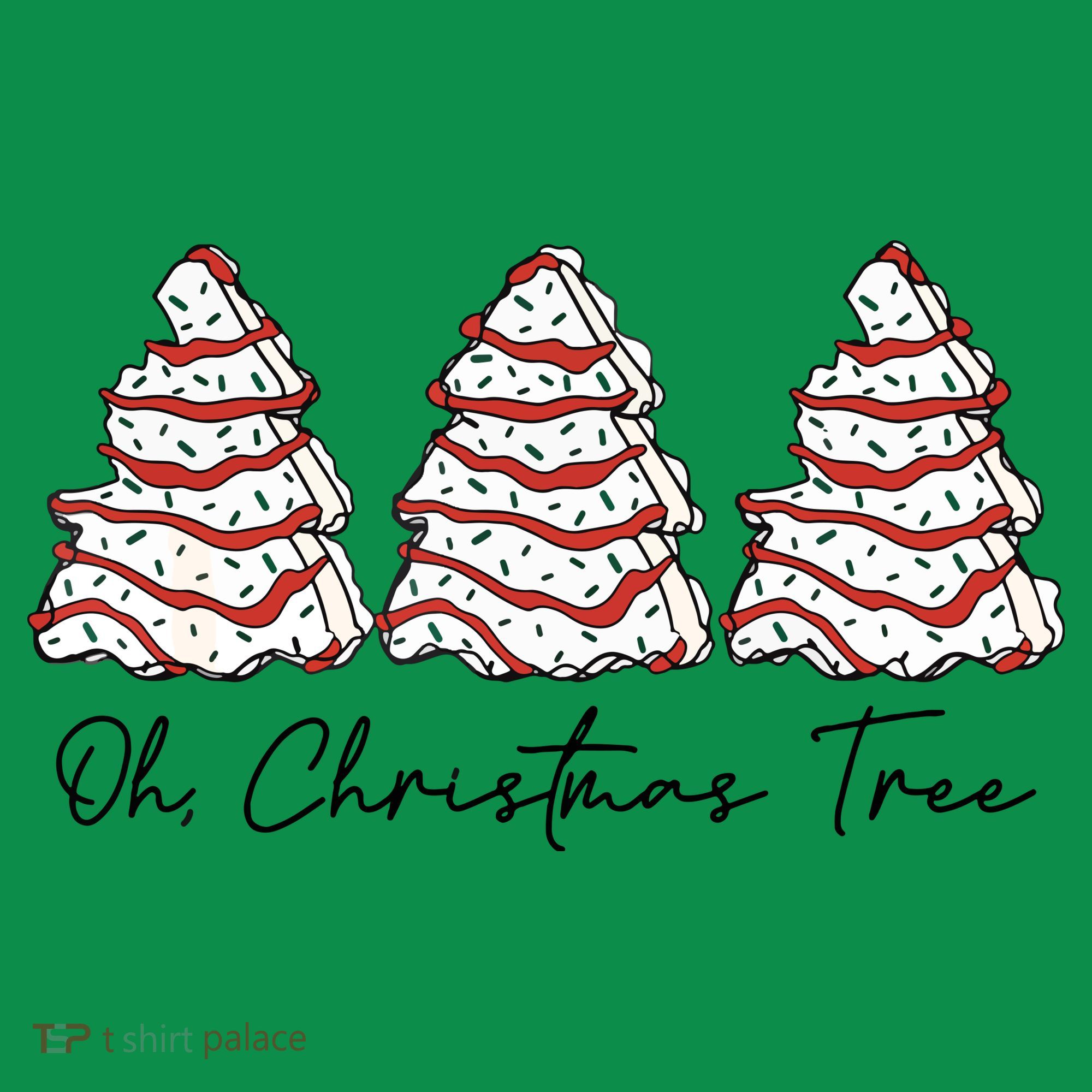 Funny Tree Cakes Debbie Groovy Oh Christmas Tree Xmas Lights Gift Ornament