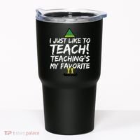 Funny Teacher Christmas Teaching Is My Favorite Tumbler thumb 0