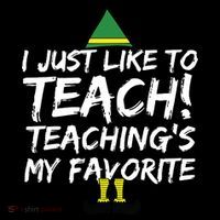 Funny Teacher Christmas Teaching Is My Favorite Mousepad thumb 1