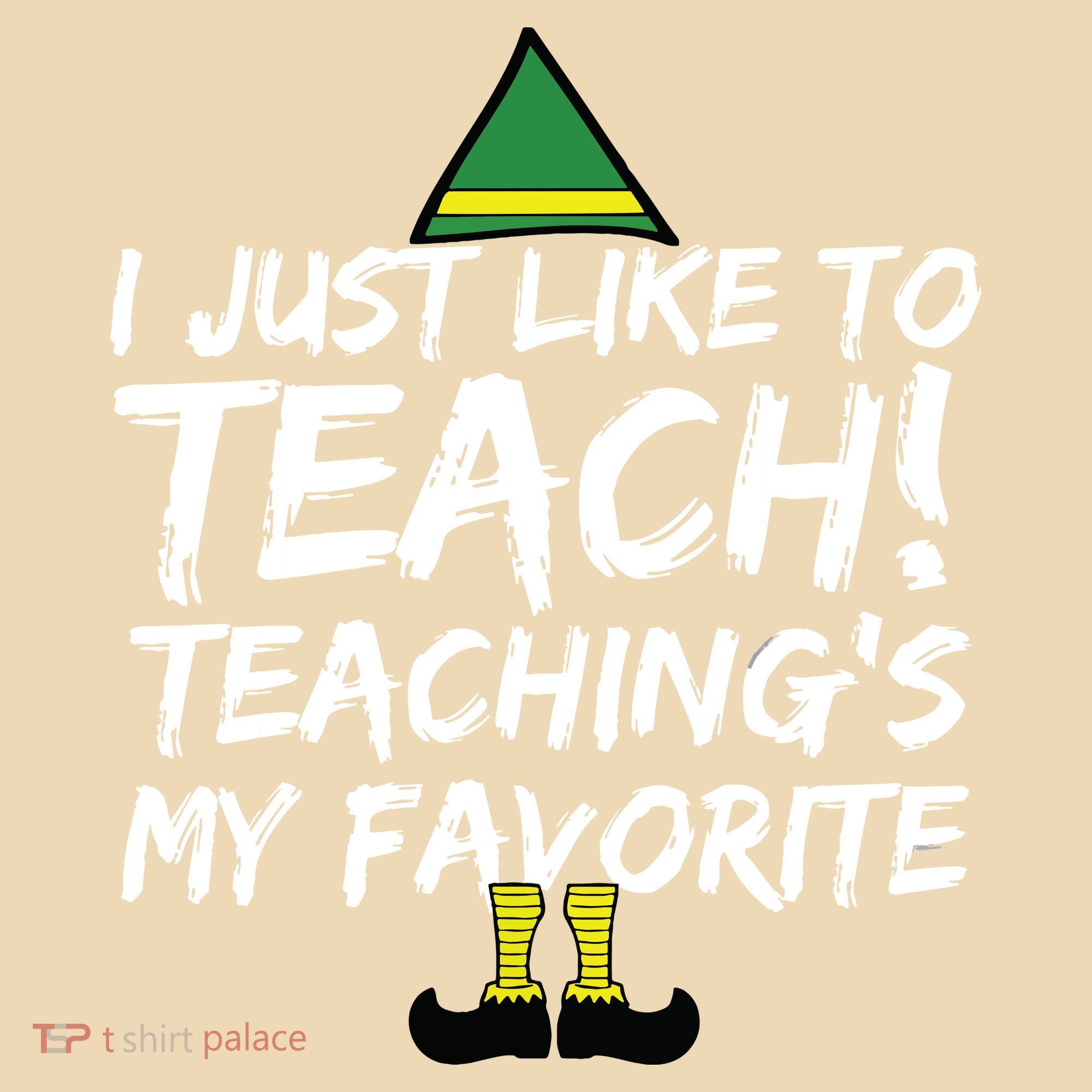 Funny Teacher Christmas Teaching Is My Favorite Women's Tank Top