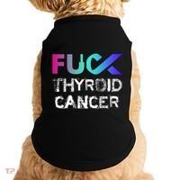 Fuck Thyroid Cancer Awareness Gift Doggie Tank thumb 0