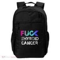 Fuck Thyroid Cancer Awareness Gift Backpack thumb 0