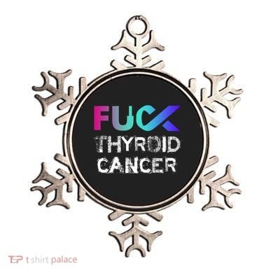 Fuck Thyroid Cancer Awareness Gift Ornament