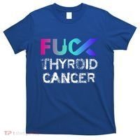 Fuck Thyroid Cancer Awareness Gift T-Shirt thumb 0