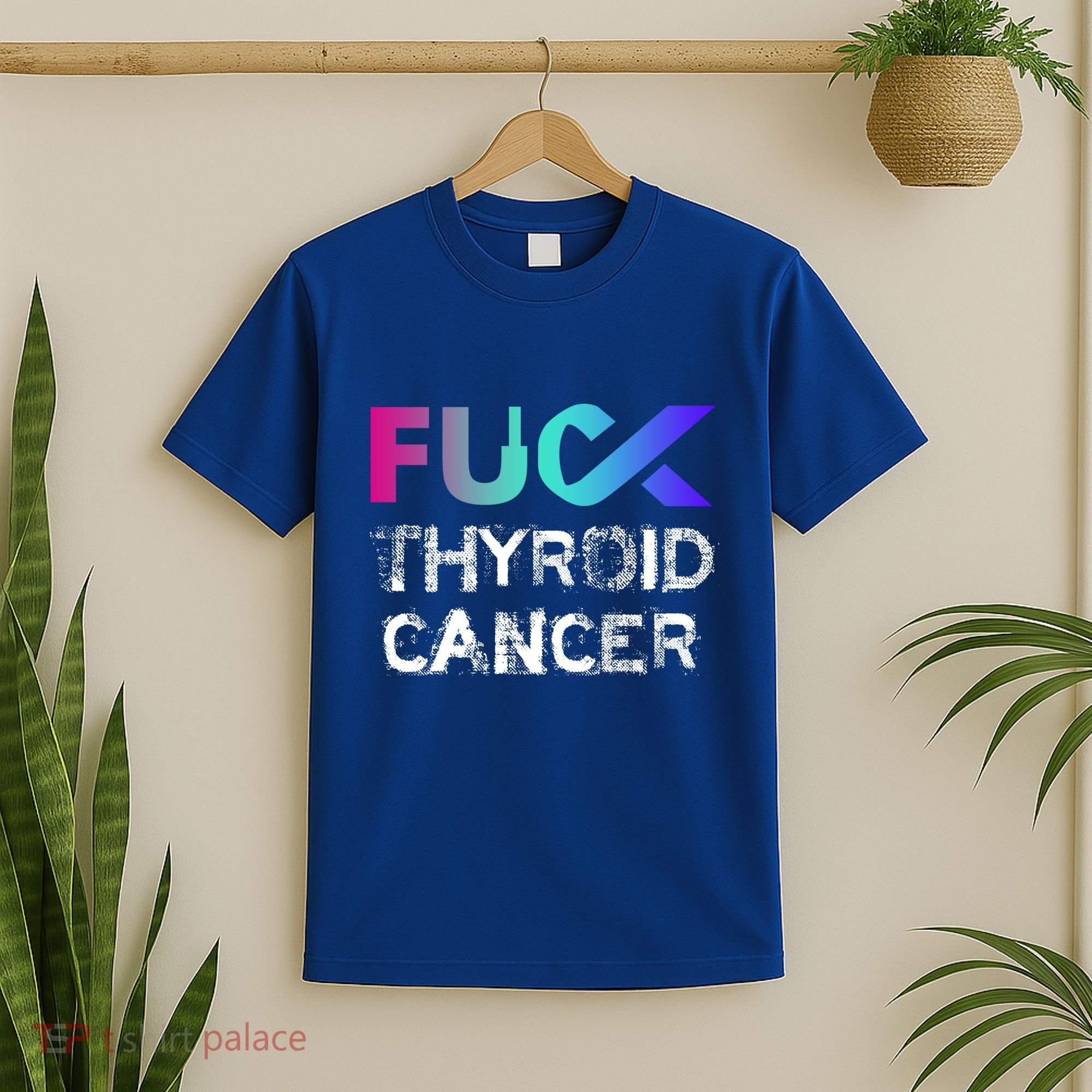 Fuck Thyroid Cancer Awareness Gift T-Shirt