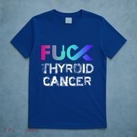 Fuck Thyroid Cancer Awareness Gift T-Shirt thumb 5