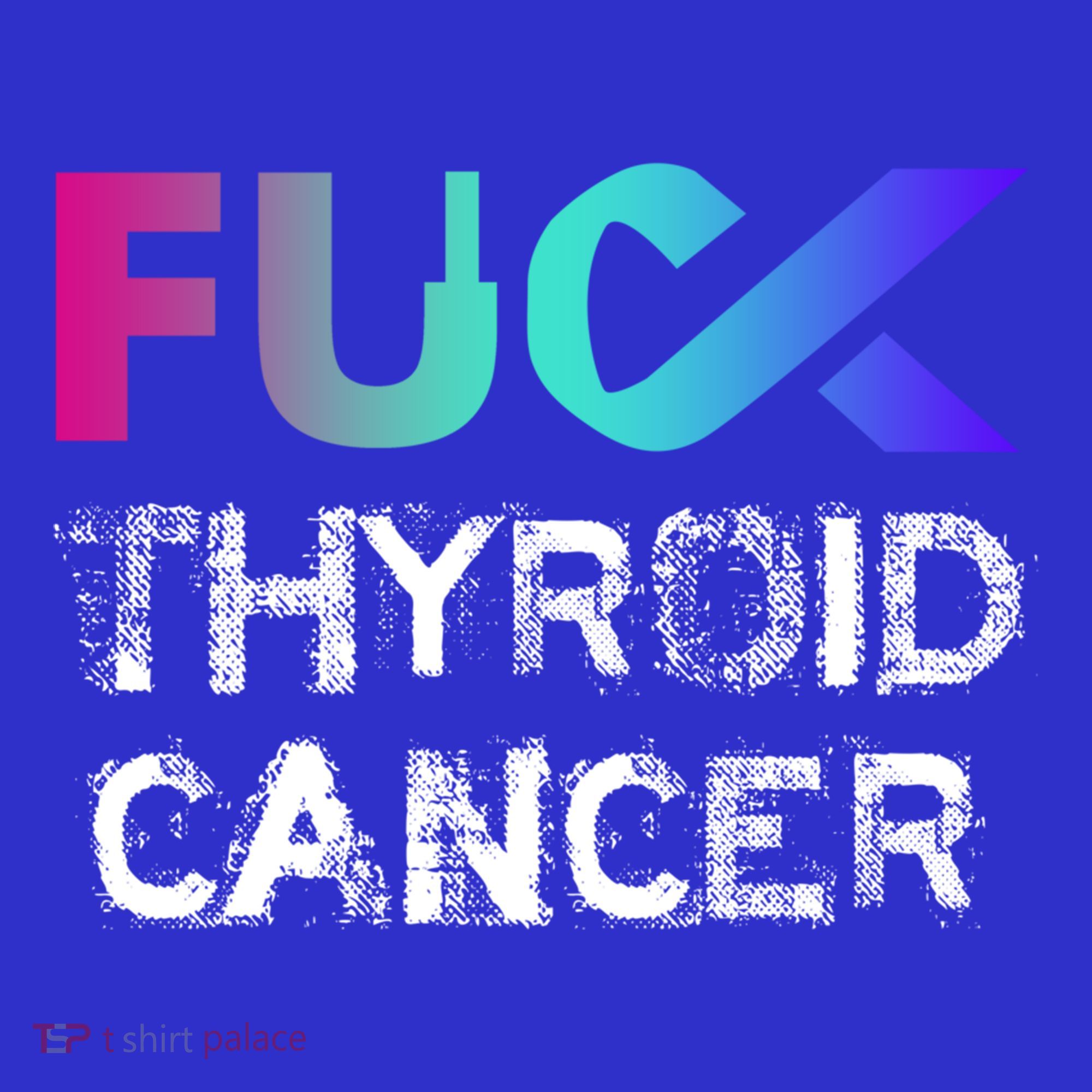 Fuck Thyroid Cancer Awareness Gift Women's Tank Top