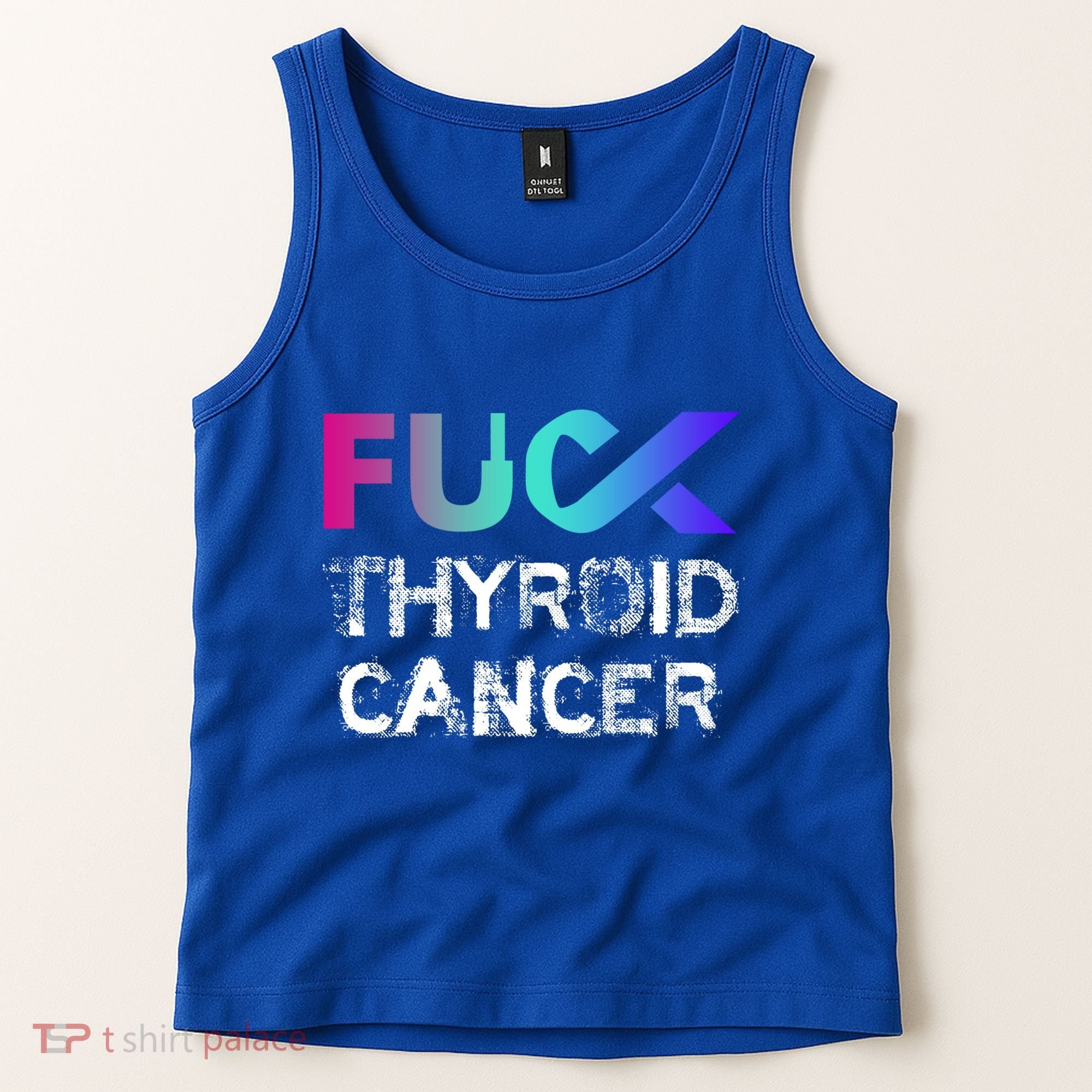 Fuck Thyroid Cancer Awareness Gift Tank Top