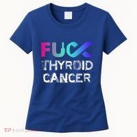 Fuck Thyroid Cancer Awareness Gift Women's T-Shirt thumb 0