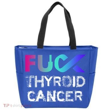 Fuck Thyroid Cancer Awareness Gift Tote Bag