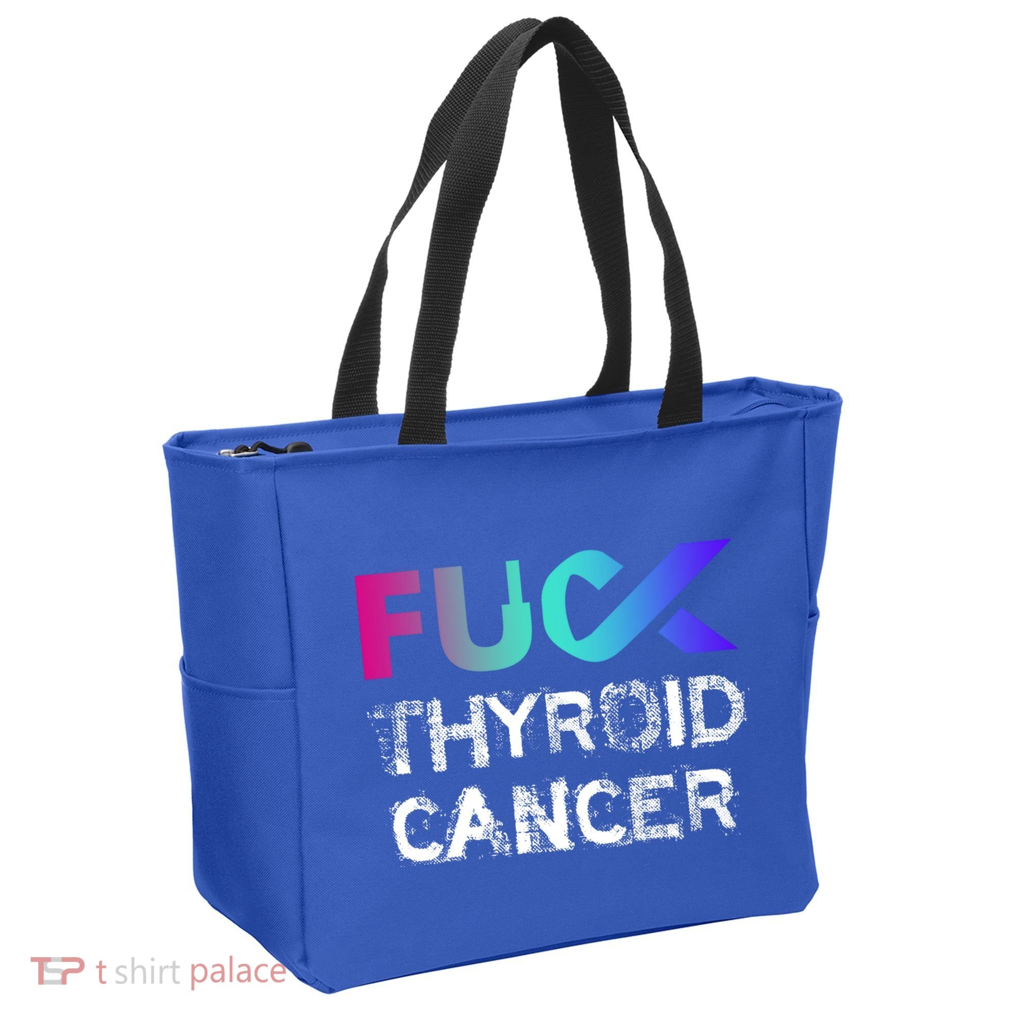 Fuck Thyroid Cancer Awareness Gift Tote Bag