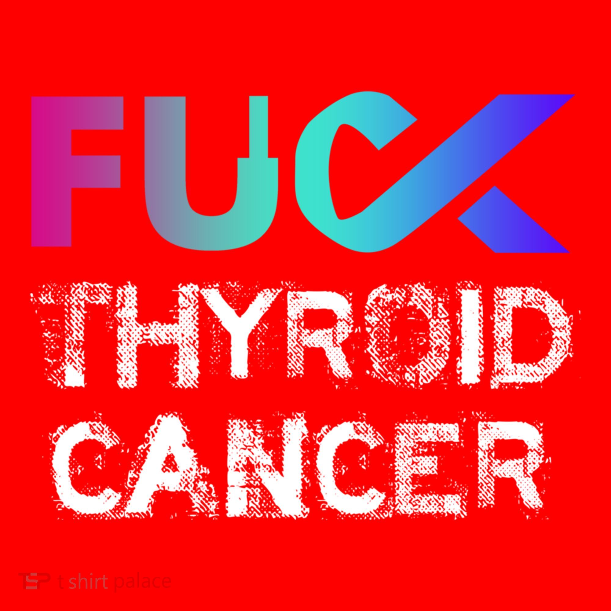 Fuck Thyroid Cancer Awareness Gift Santa Hat