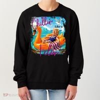Funny Trump Chillin Like A Felon Women's Sweatshirt thumb 0