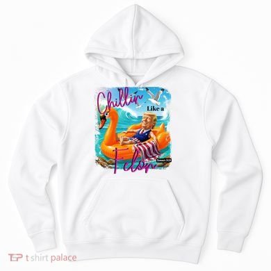 Funny Trump Chillin Like A Felon Hoodie