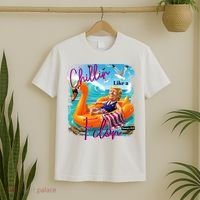 Funny Trump Chillin Like A Felon T-Shirt thumb 2