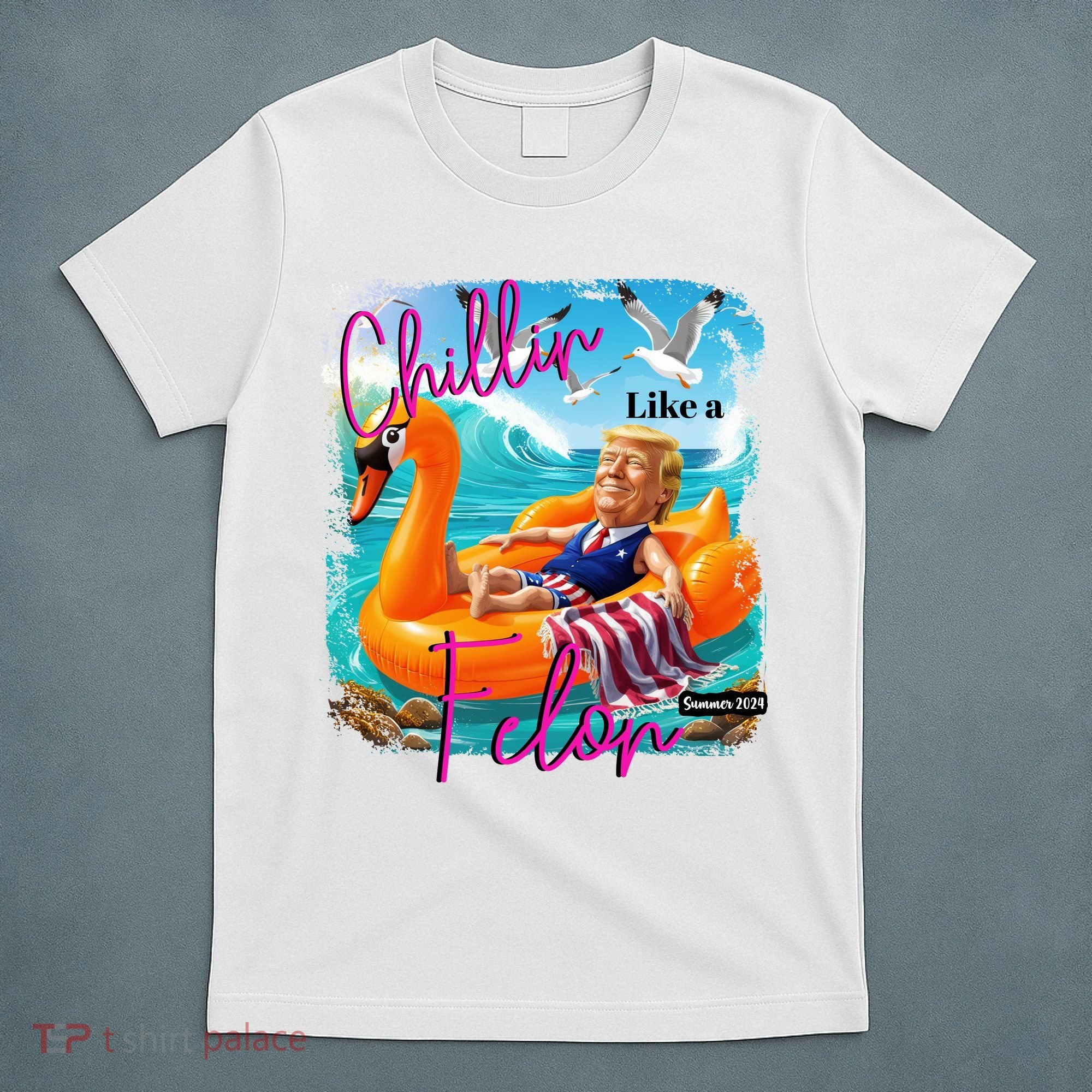 Funny Trump Chillin Like A Felon T-Shirt