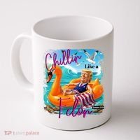 Funny Trump Chillin Like A Felon Coffee Mug thumb 0