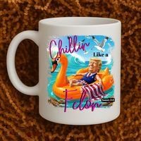 Funny Trump Chillin Like A Felon Coffee Mug thumb 2
