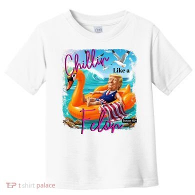 Funny Trump Chillin Like A Felon Toddler T-Shirt