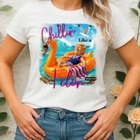 Funny Trump Chillin Like A Felon Women's T-Shirt thumb 2