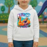 Funny Trump Chillin Like A Felon Kids Hoodie thumb 3