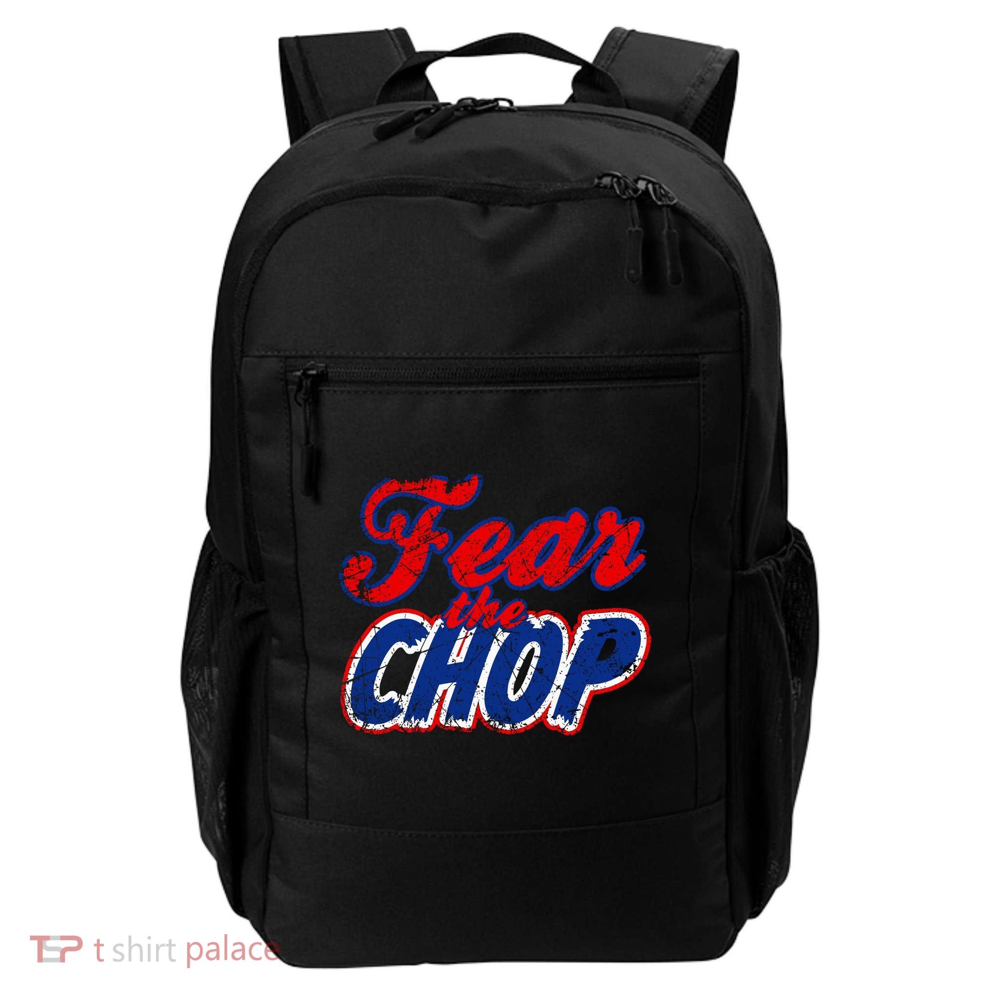 Fear The Chop Legendary Atlanta Baseball TShirt Backpack