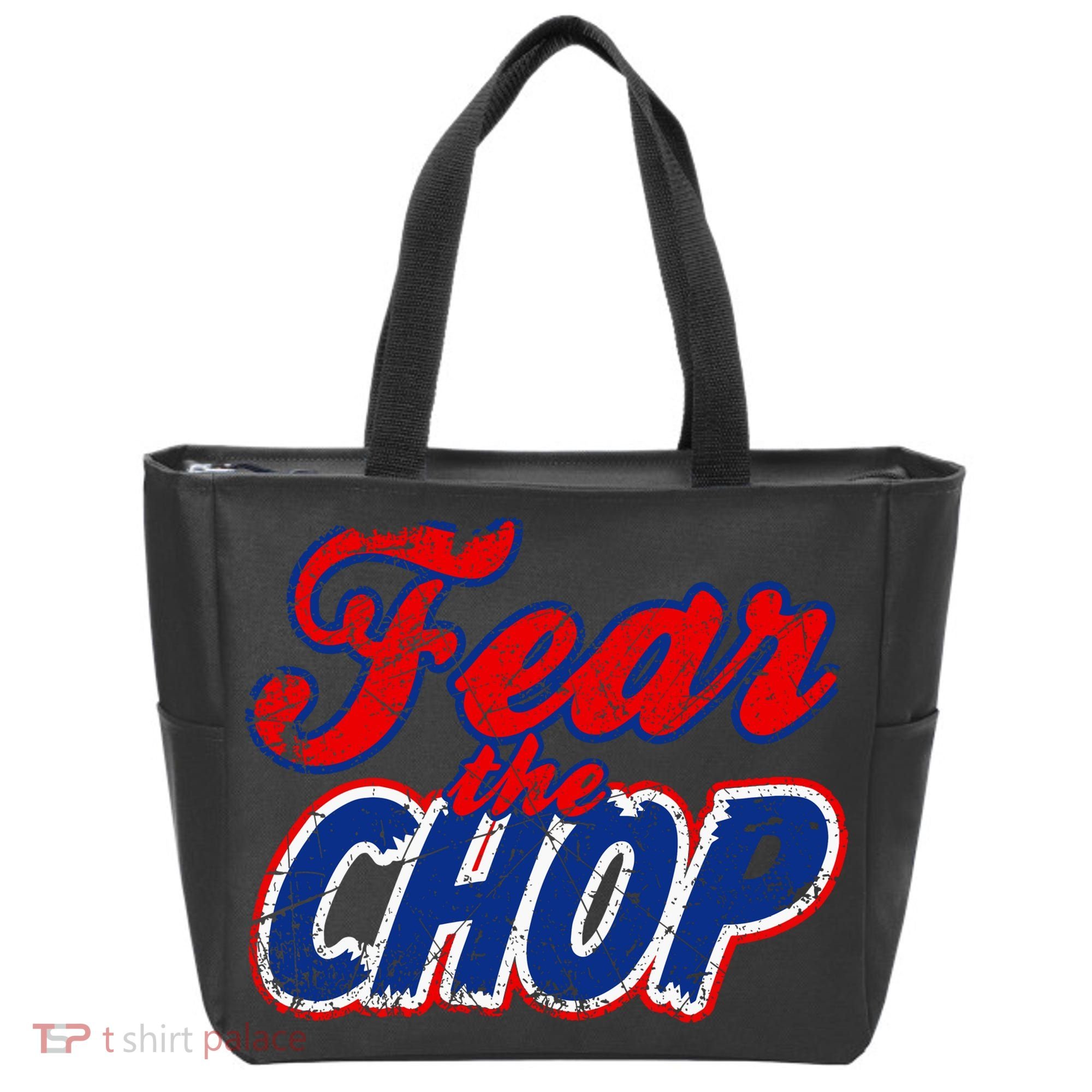 Fear The Chop Legendary Atlanta Baseball TShirt Tote Bag