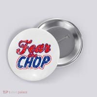 Fear The Chop Legendary Atlanta Baseball TShirt Button thumb 0