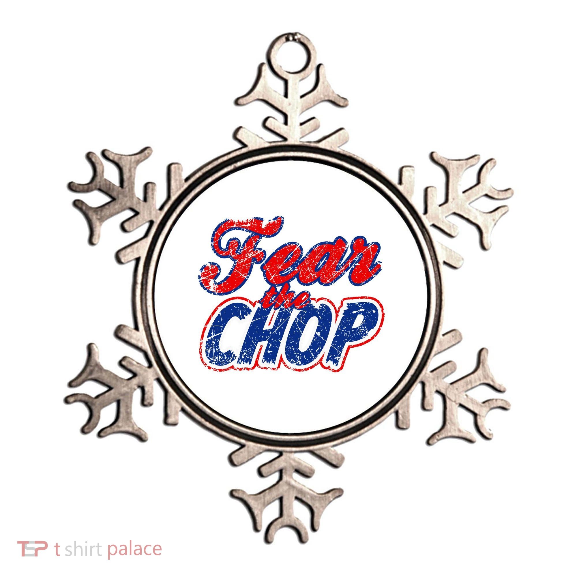 Fear The Chop Legendary Atlanta Baseball TShirt Ornament