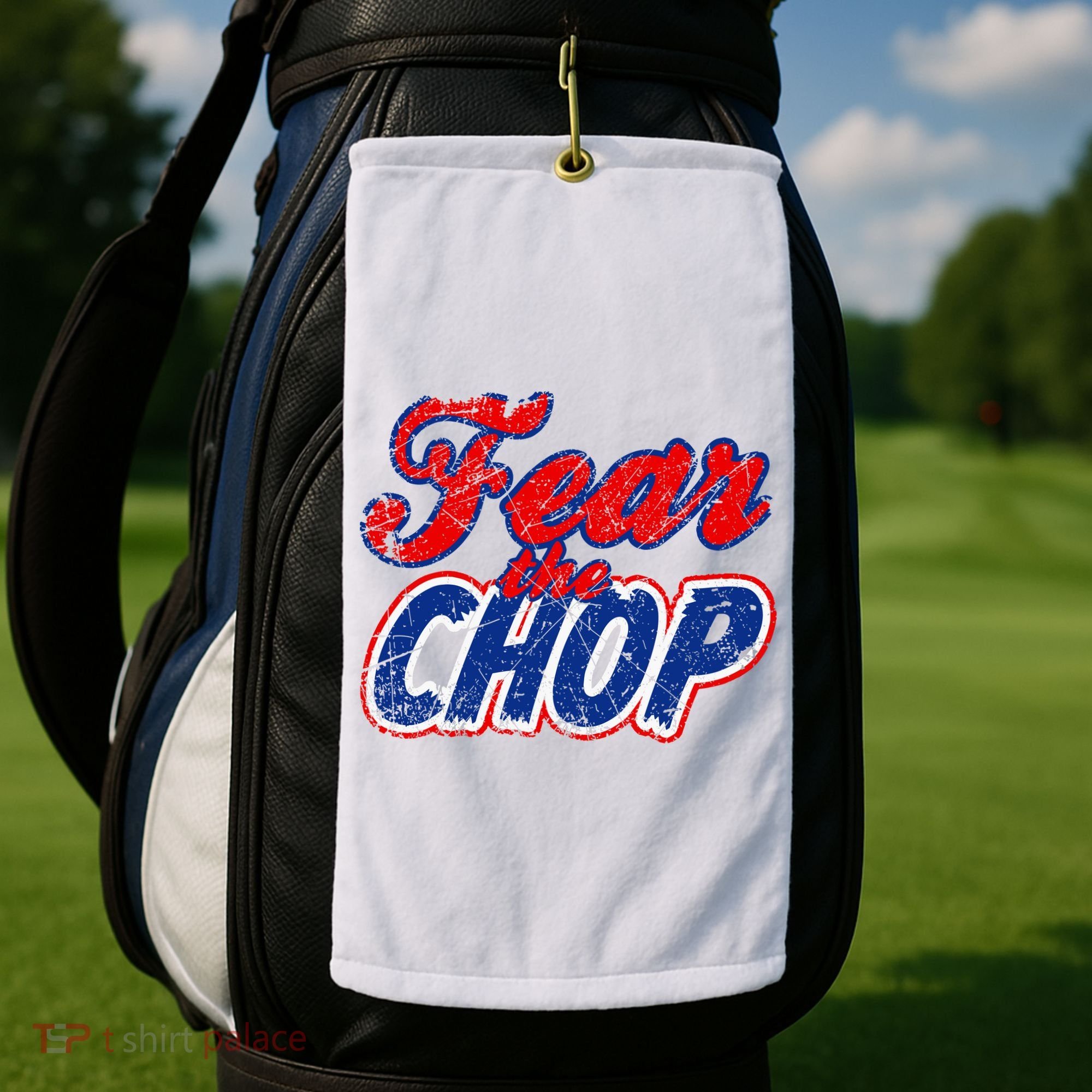 Fear The Chop Legendary Atlanta Baseball TShirt Golf Towel