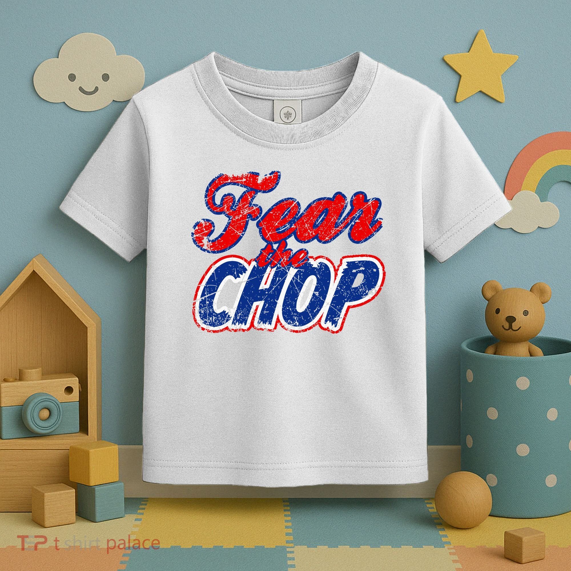 Fear The Chop Legendary Atlanta Baseball TShirt Toddler T-Shirt