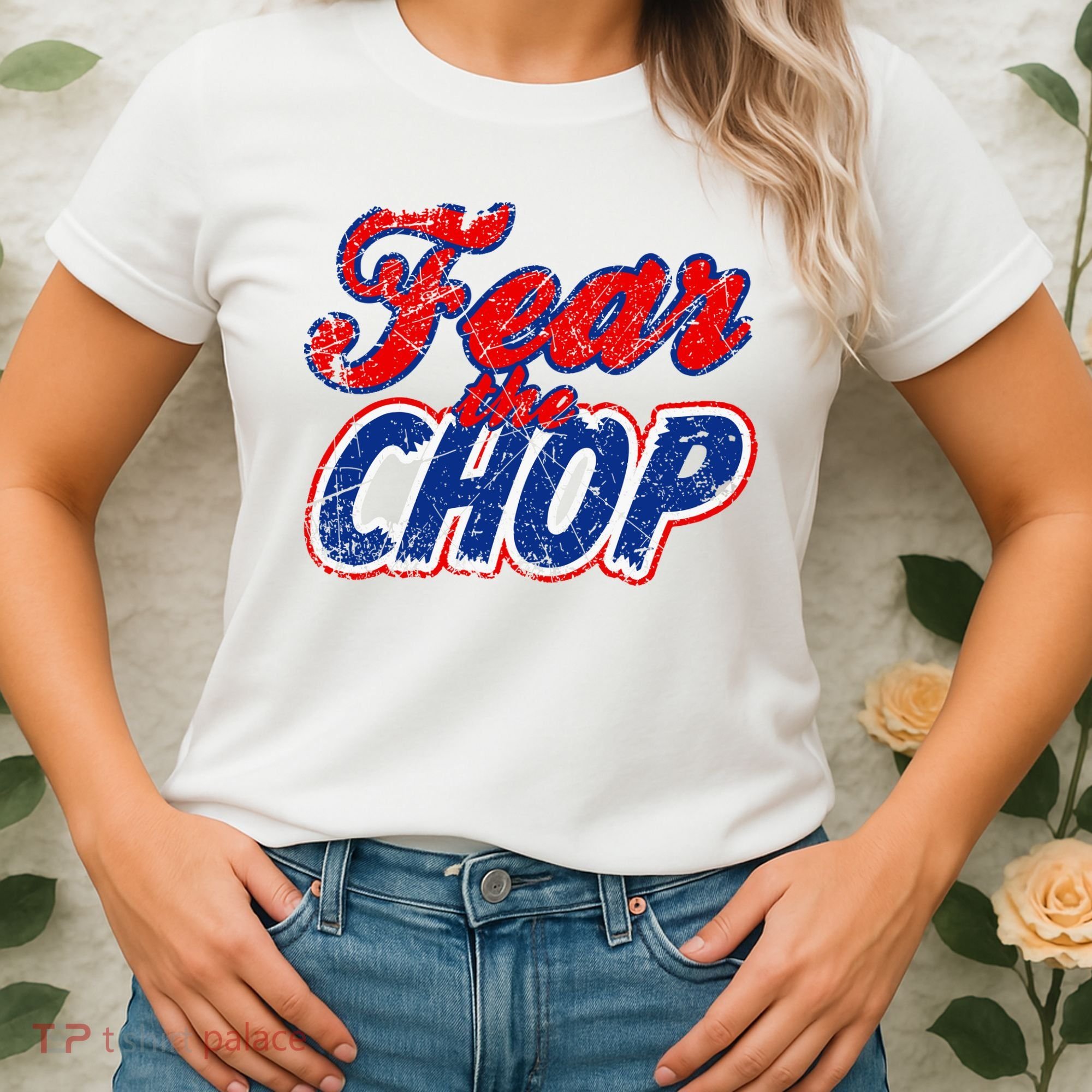Fear The Chop Legendary Atlanta Baseball TShirt Women's T-Shirt