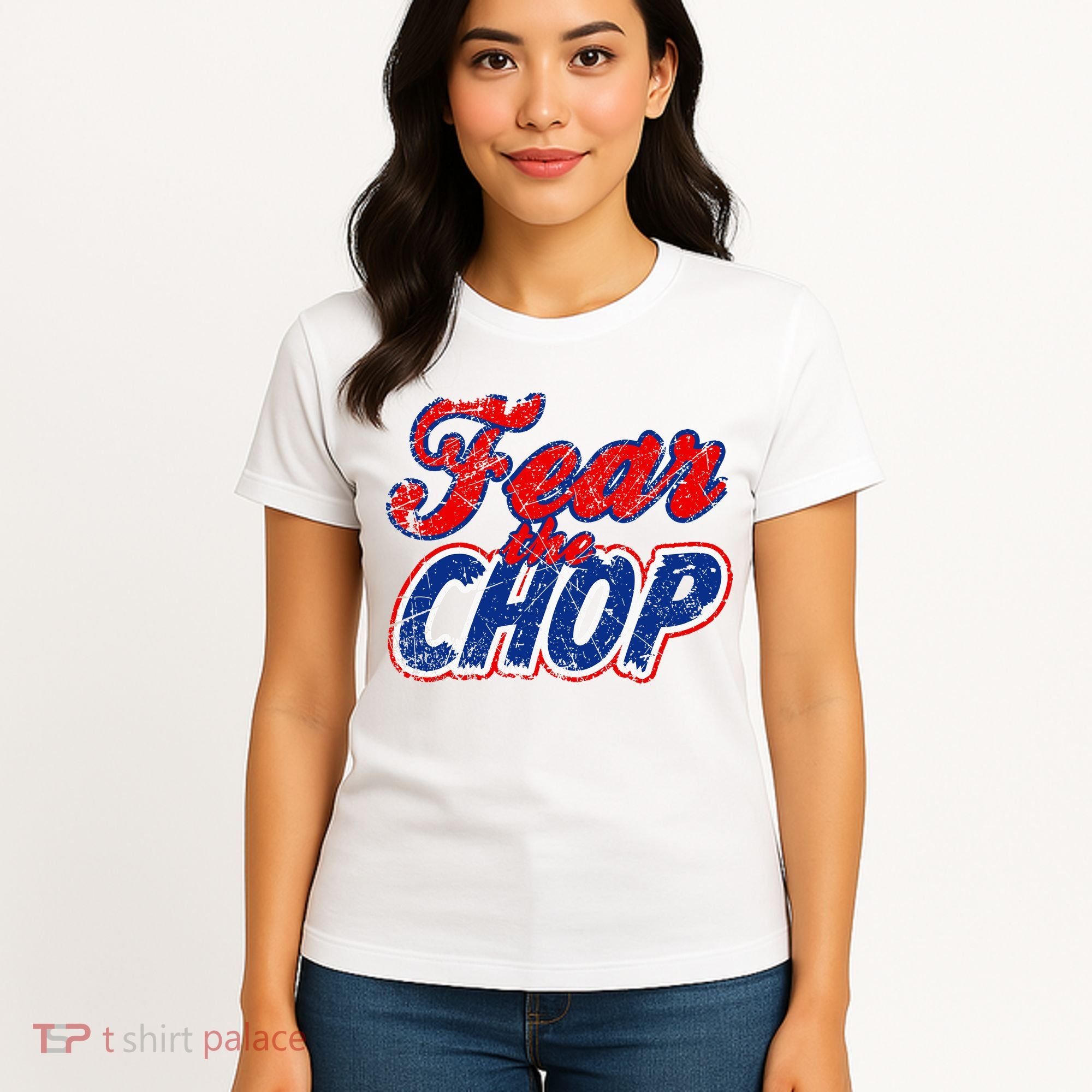 Fear The Chop Legendary Atlanta Baseball TShirt Women's T-Shirt