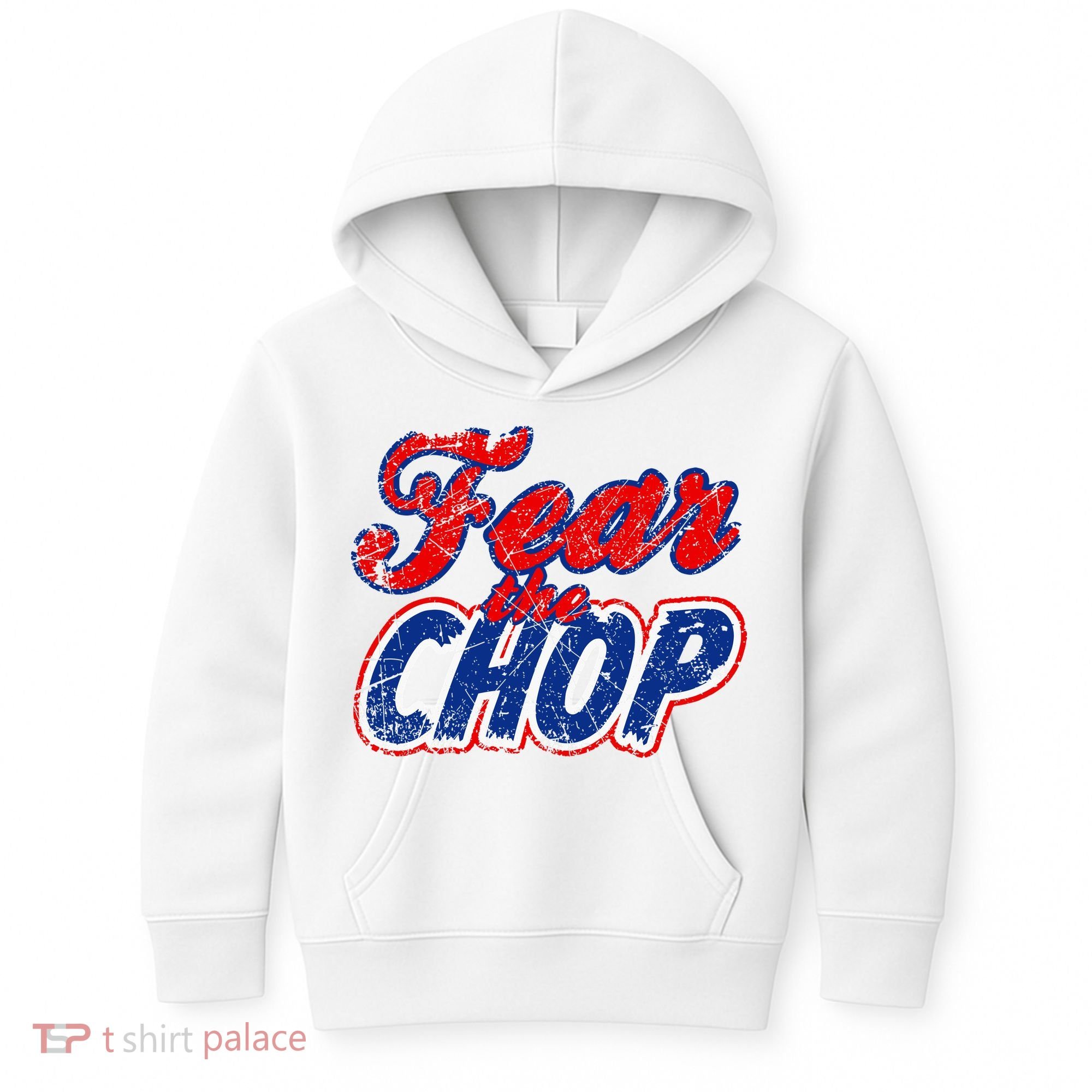 Fear The Chop Legendary Atlanta Baseball TShirt Kids Hoodie